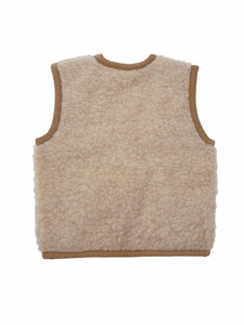 Alwero Bodywarmer Gilet Wol Beige Kids