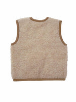 Afbeelding in Gallery-weergave laden, Alwero Bodywarmer Gilet Wol Beige Kids
