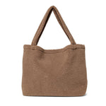 Load image into Gallery viewer, Studio Noos Brown Chunky Teddy Mom-Bag
