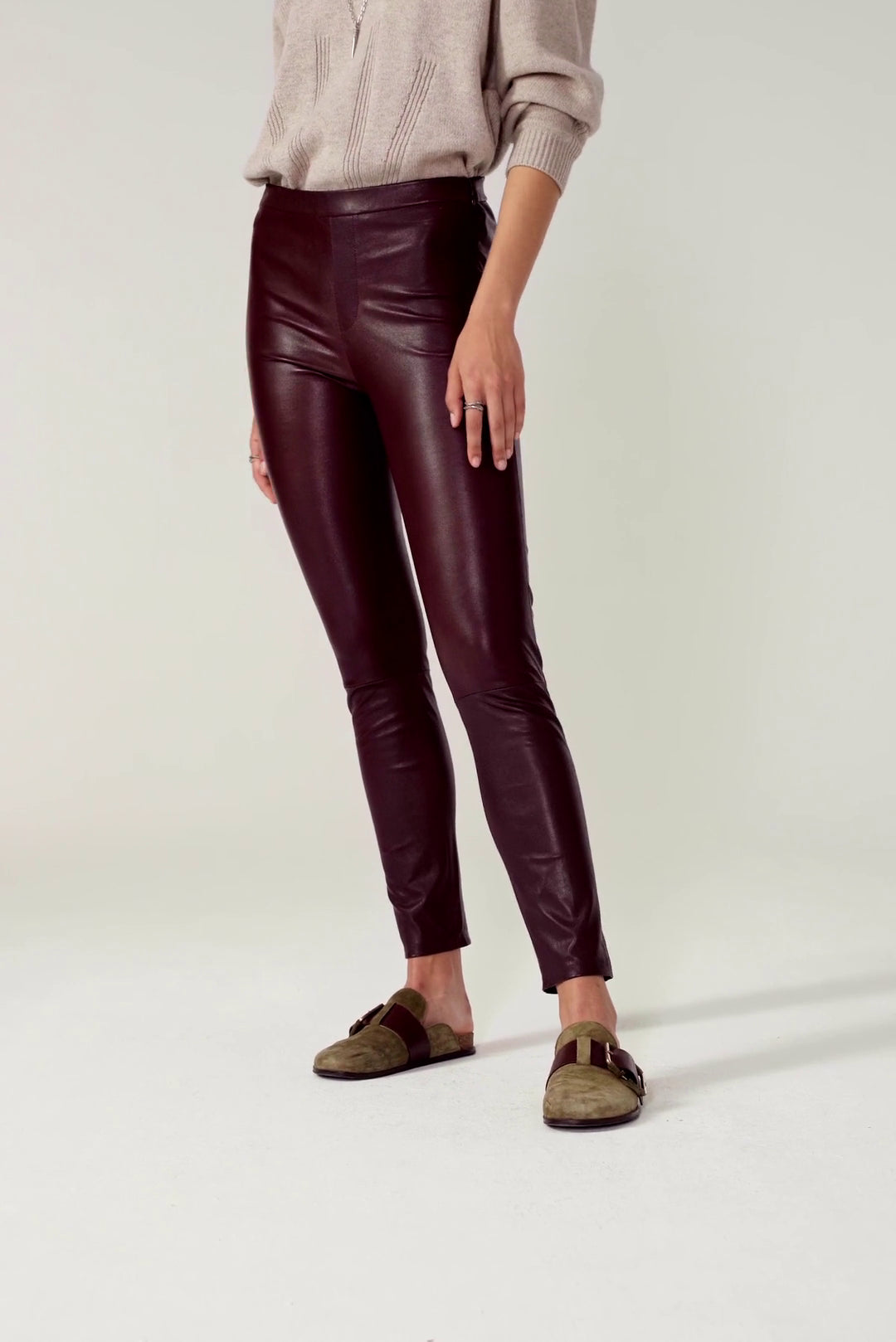 Ba&#038;sh Maddie Legging &#8211; Bordeaux