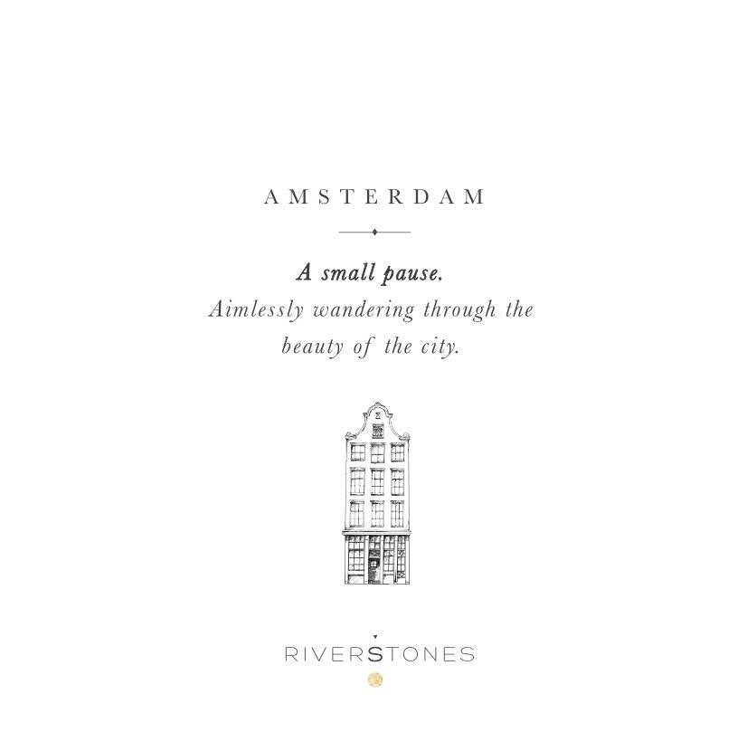 Riverstones Earings Jordaan Studs Gold