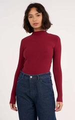 Load image into Gallery viewer, Longsleeve High Neck Rib
